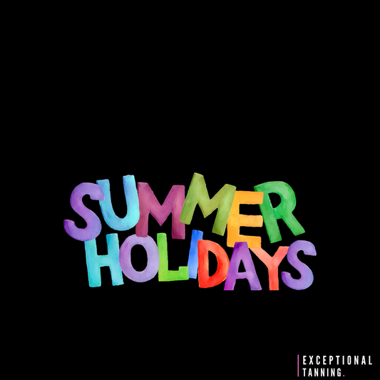 Chilling by the pool with a spray tan makes life so much easier