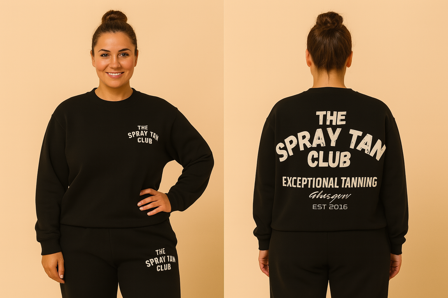 Spray Tan Club jogging suit